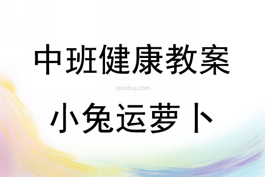 中班健康活動小兔運蘿卜教案反思