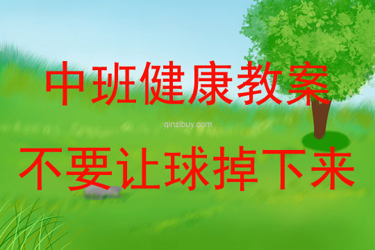 中班健康活動不要讓球掉下來教案反思
