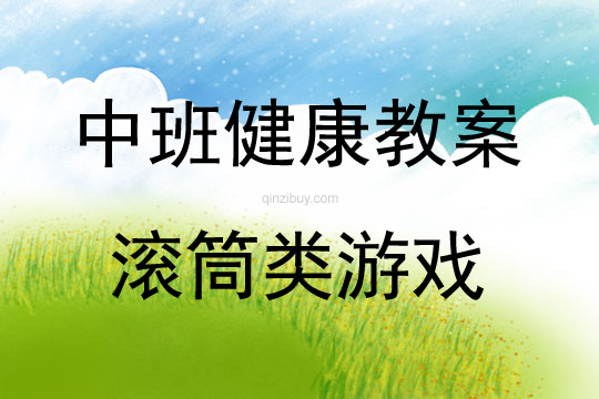中班健康活動滾筒類游戲教案反思