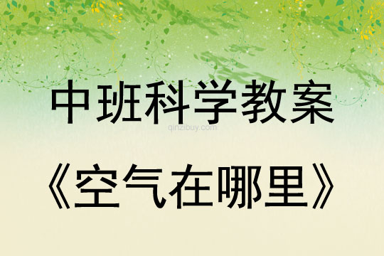 中班科學教案：空氣在哪里中班科學教案：空氣在哪里
