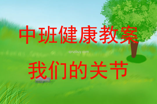 中班健康我們的關(guān)節(jié)教案反思