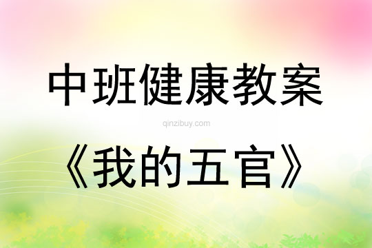 中班健康活動教案：我的五官教案(附教學反思)