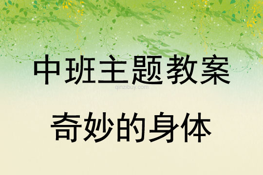 幼兒園中班主題系列：奇妙的身體中班主題系列：奇妙的身體