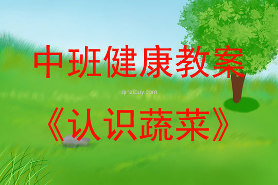 中班健康活動教案：認識蔬菜教案(附教學反思)