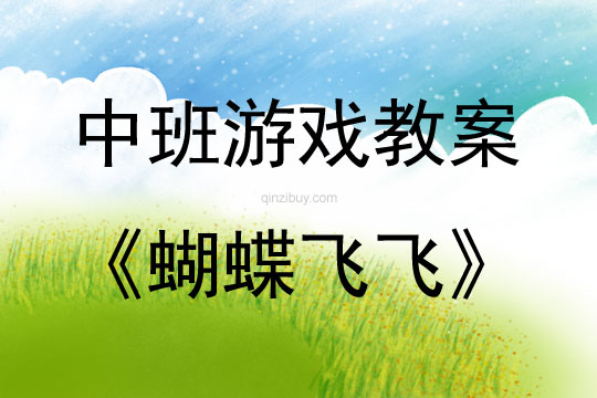 中班思維游戲活動(dòng)教案：蝴蝶飛飛教案