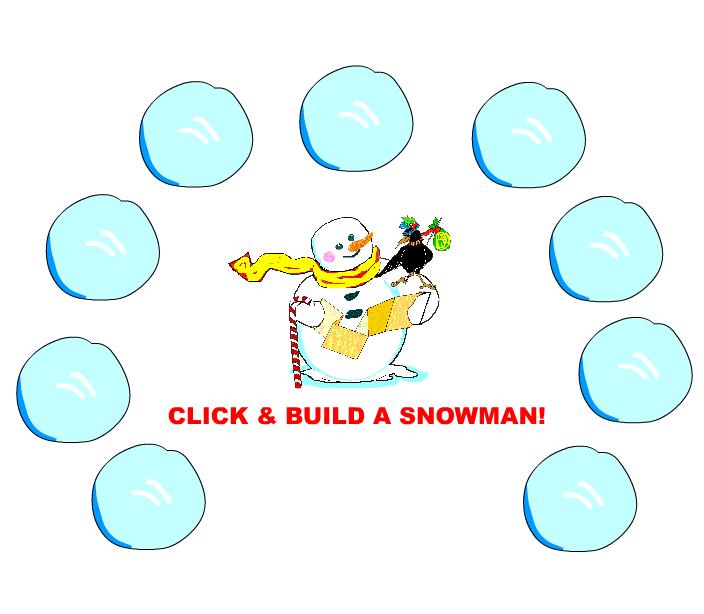 幼兒游戲打扮雪人FLASH課件動畫