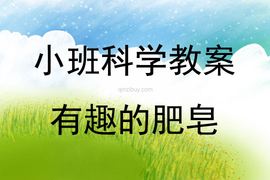 小班科學(xué)活動有趣的肥皂教案反思