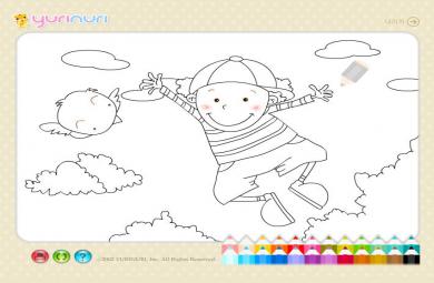 幼兒園簡(jiǎn)筆畫填色11 FLASH課件動(dòng)畫