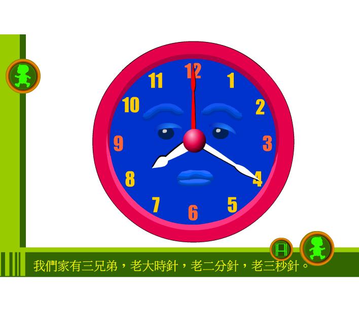 幼兒園認識時間FLASH課件動畫