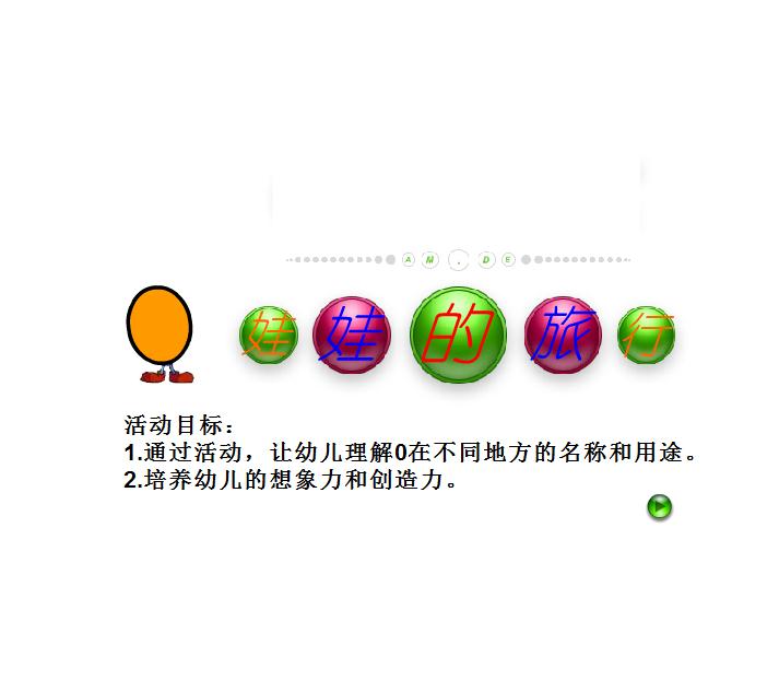 幼兒園小班數學娃娃的旅行、0的認識FLASH課件動畫