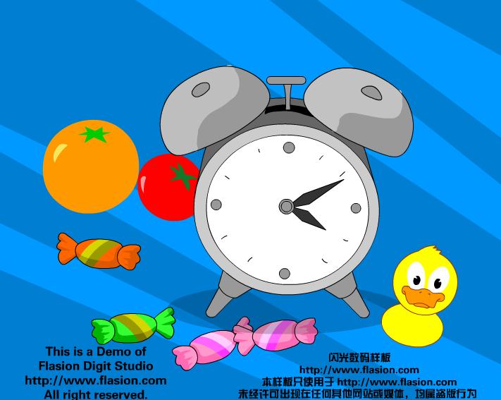 幼兒園英文歌曲學起床英語歌FLASH課件動畫