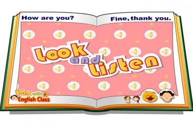 幼兒園英語look and listen FLASH課件動畫