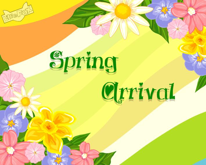 幼兒園音樂spring arrival FLASH課件動畫