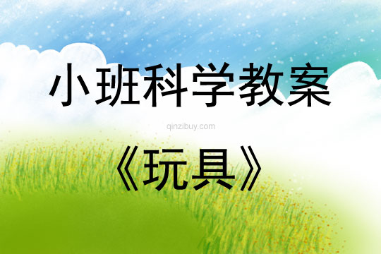小班科學(xué)活動玩具教案反思