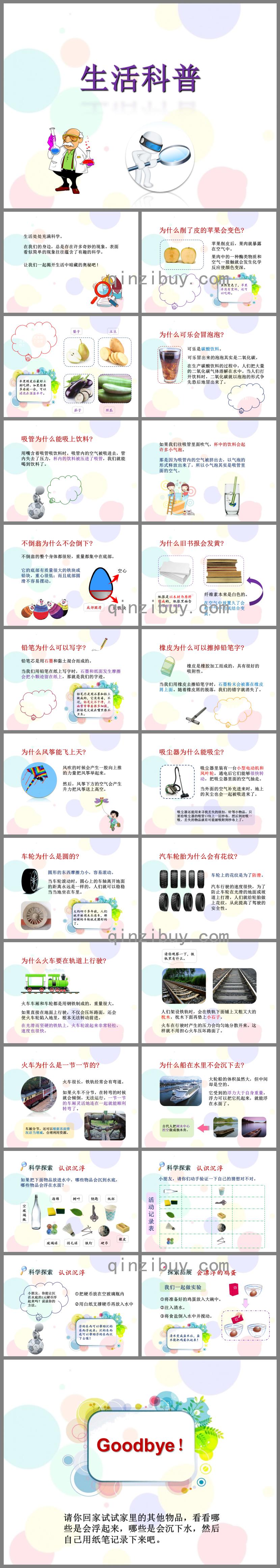 幼小銜接課件科學生活科普PPT課件