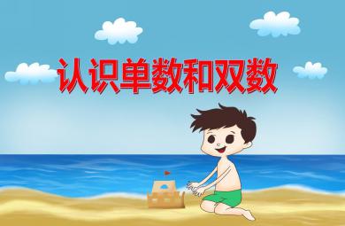 大班數學活動認識單數和雙數PPT課件