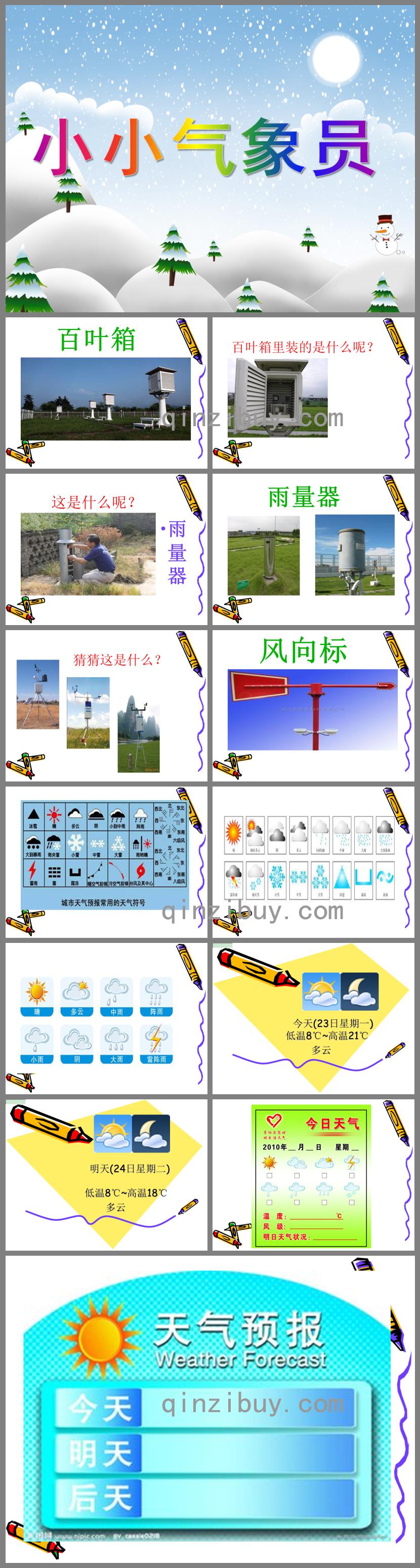 大班科學(xué)活動(dòng)小小氣象員PPT課件