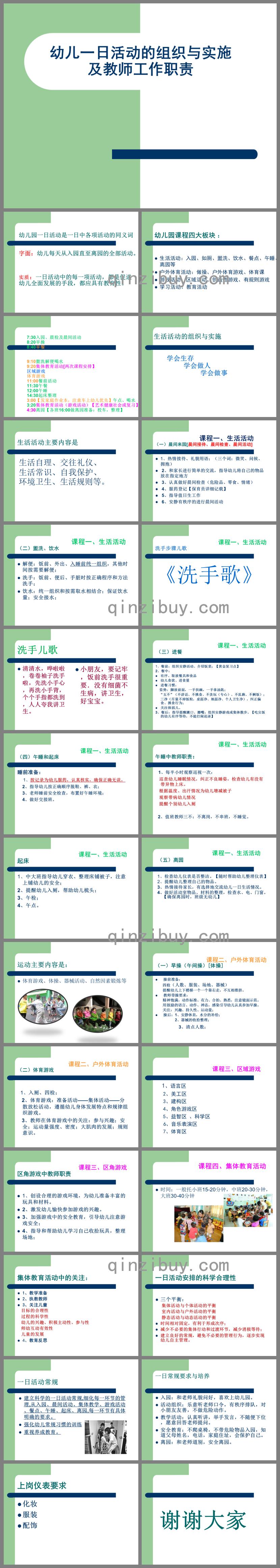 幼兒園一日生活安排和教師職責(zé)培訓(xùn)公開課PPT課件