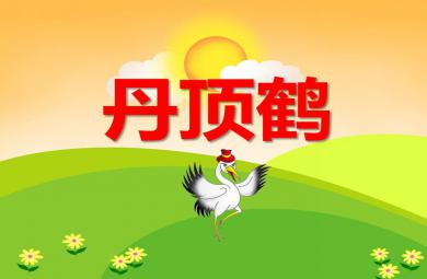 幼兒園動物兒歌丹頂鶴PPT課件音頻
