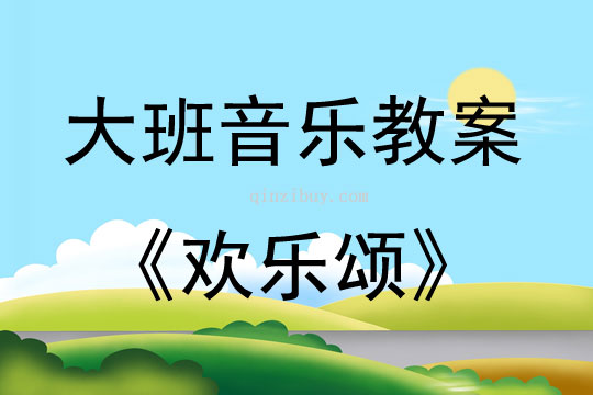 大班音樂活動歡樂頌教案反思