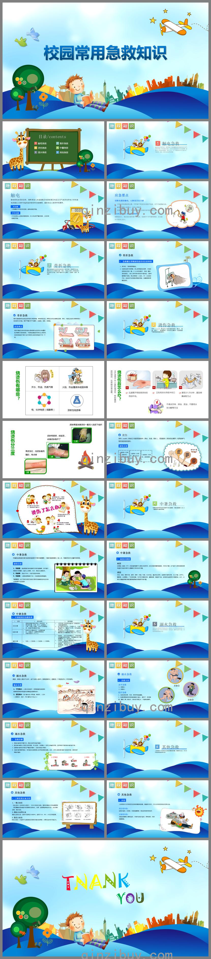 幼兒園校園常用急救知識(shí)PPT課件