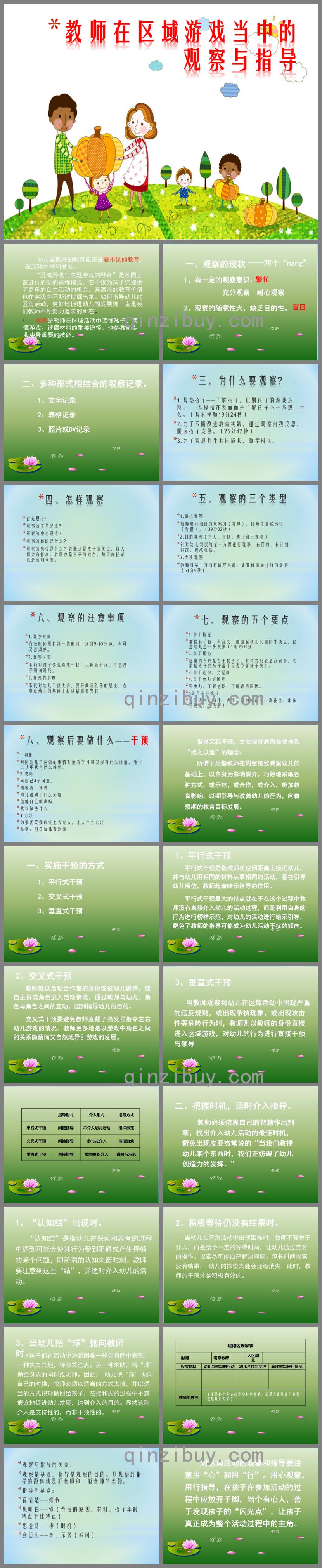 幼兒教師觀察培訓PPT課件
