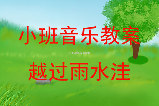 小班音樂越過雨水洼教案反思