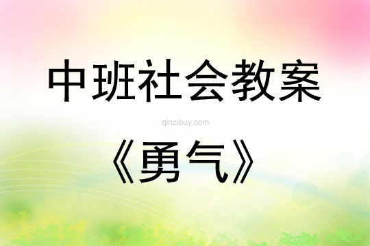 中班社會活動勇氣教案反思