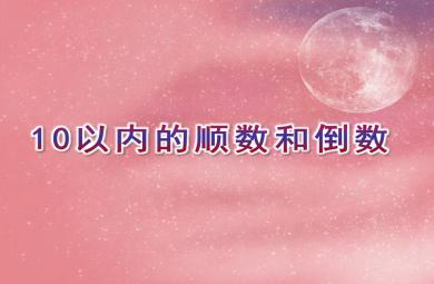 大班數學優質課10以內的順數和倒數PPT課件