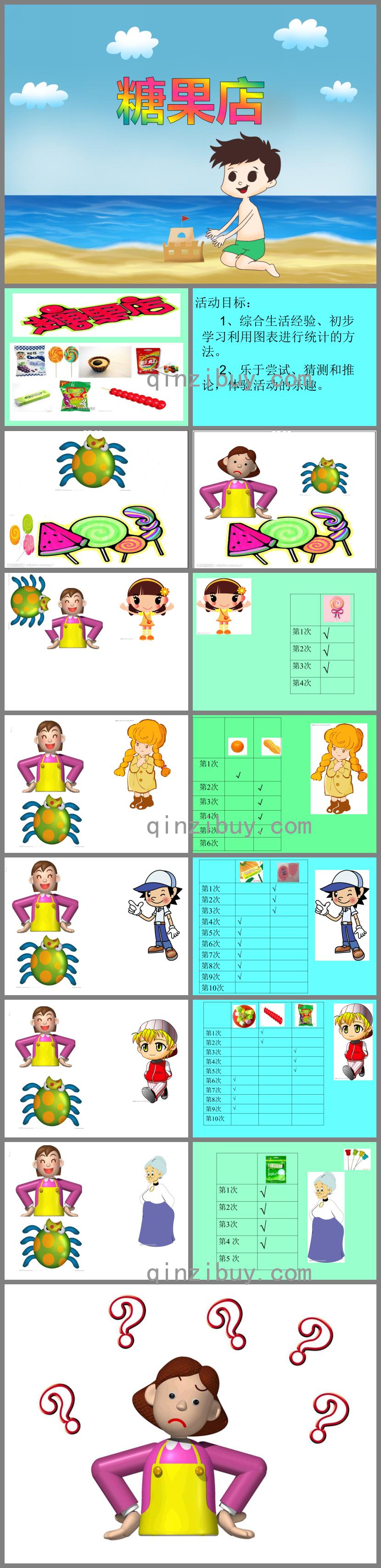 大班數學糖果店PPT課件
