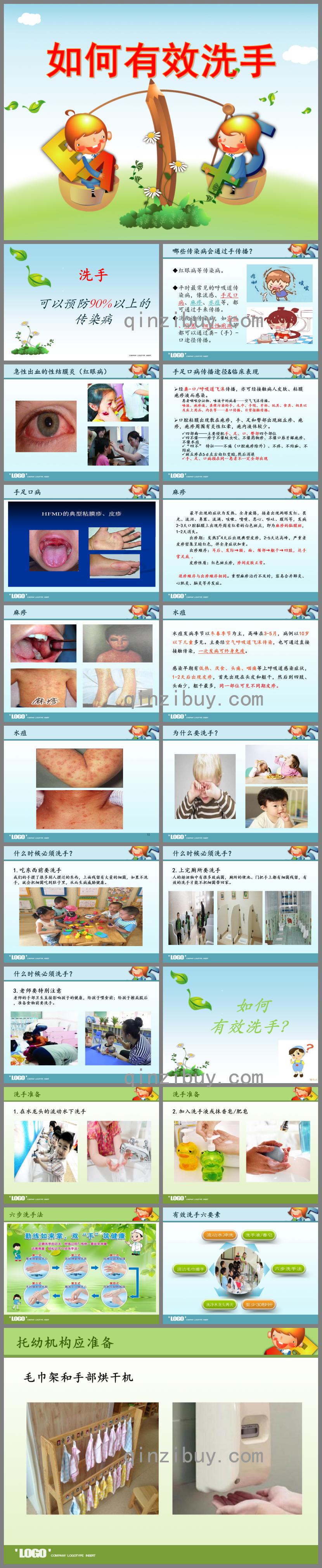 中班健康教育如何有效洗手PPT課件