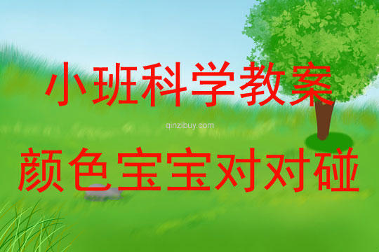 小班科學活動顏色寶寶對對碰教案反思