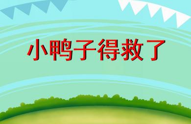 大班綜合小鴨子得救了PPT課件