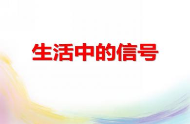 大班社會活動生活中的信號PPT課件