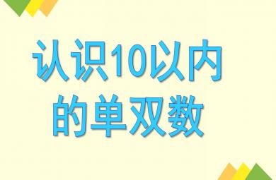 大班數學教育認識10以內的單雙數PPT課件