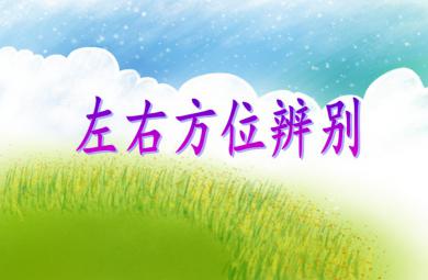 大班數學左右方位辨別PPT課件