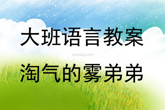 大班語言淘氣的霧弟弟教案反思