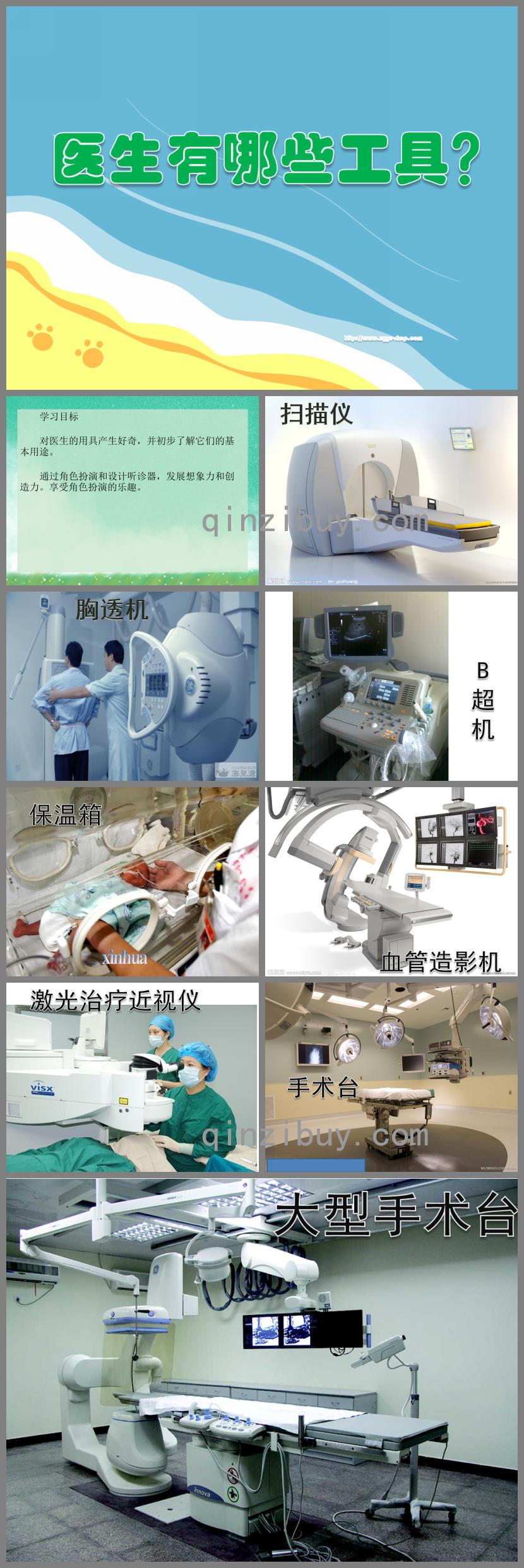 小班科學活動醫生有哪些工具？PPT課件