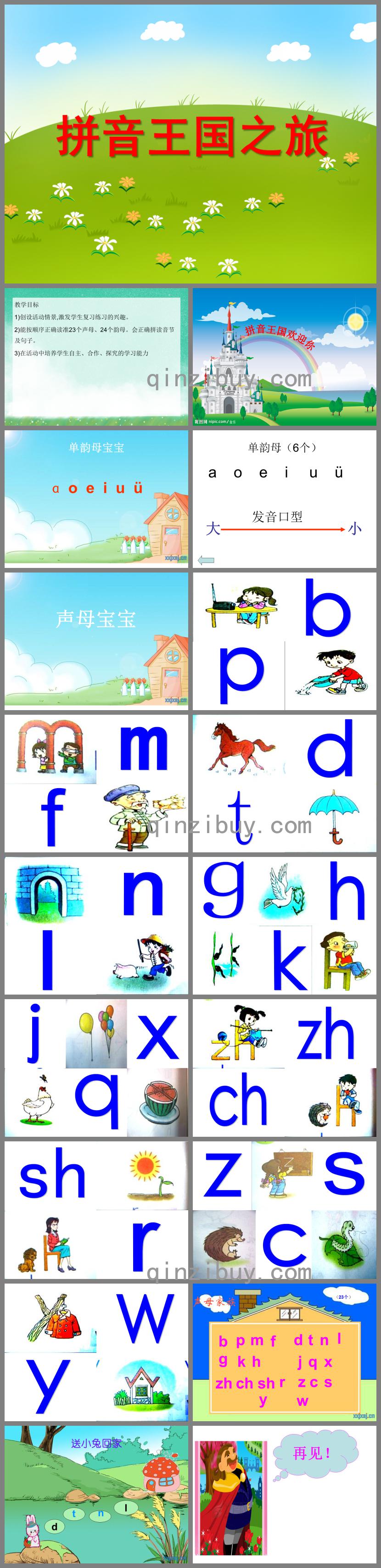 大班拼音拼音王國(guó)之旅PPT課件