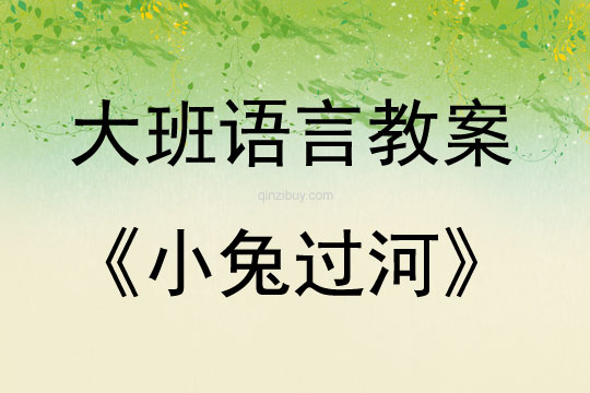 大班語言小兔過河教案反思