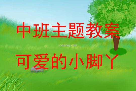 中班主題可愛的小腳丫教案反思
