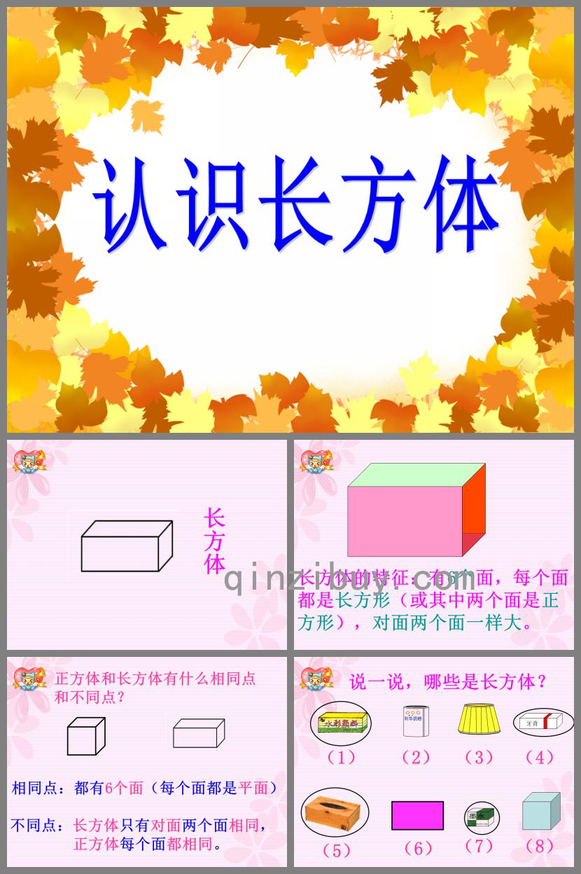 大班數學認識長方體PPT課件
