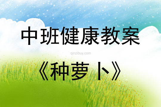 中班體育種蘿卜教案反思