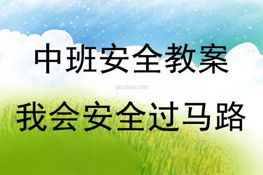 中班安全我會安全過馬路教案反思