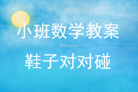 小班數(shù)學活動設計鞋子對對碰教案反思