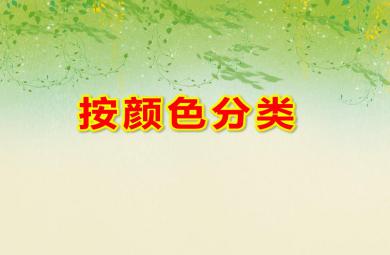 小班數(shù)學(xué)活動(dòng)按顏色分類PPT課件