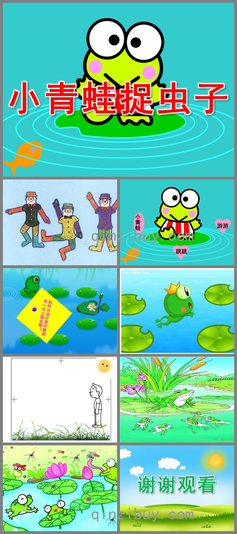 幼兒園小青蛙捉蟲子PPT課件