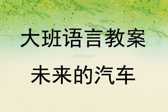 大班談話活動語言未來的汽車教案反思