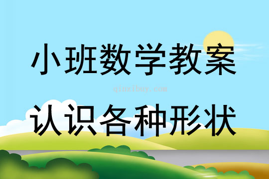 小班數學認識各種形狀教案反思