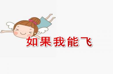 中班語言課件如果我能飛PPT課件
